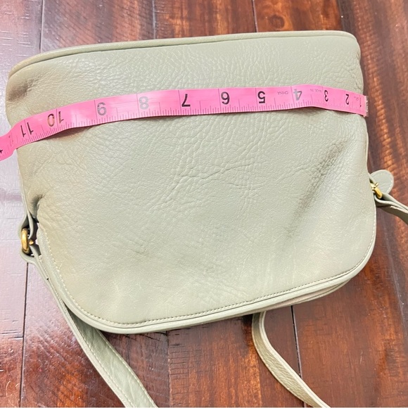 Vintage COACH Green Natural Grain Double Zip Satchel 4914, Used Good Condition - Picture 9 of 13